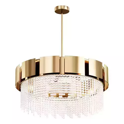 contemporary large decorative gold luxury lighting fixtures K9  3D model