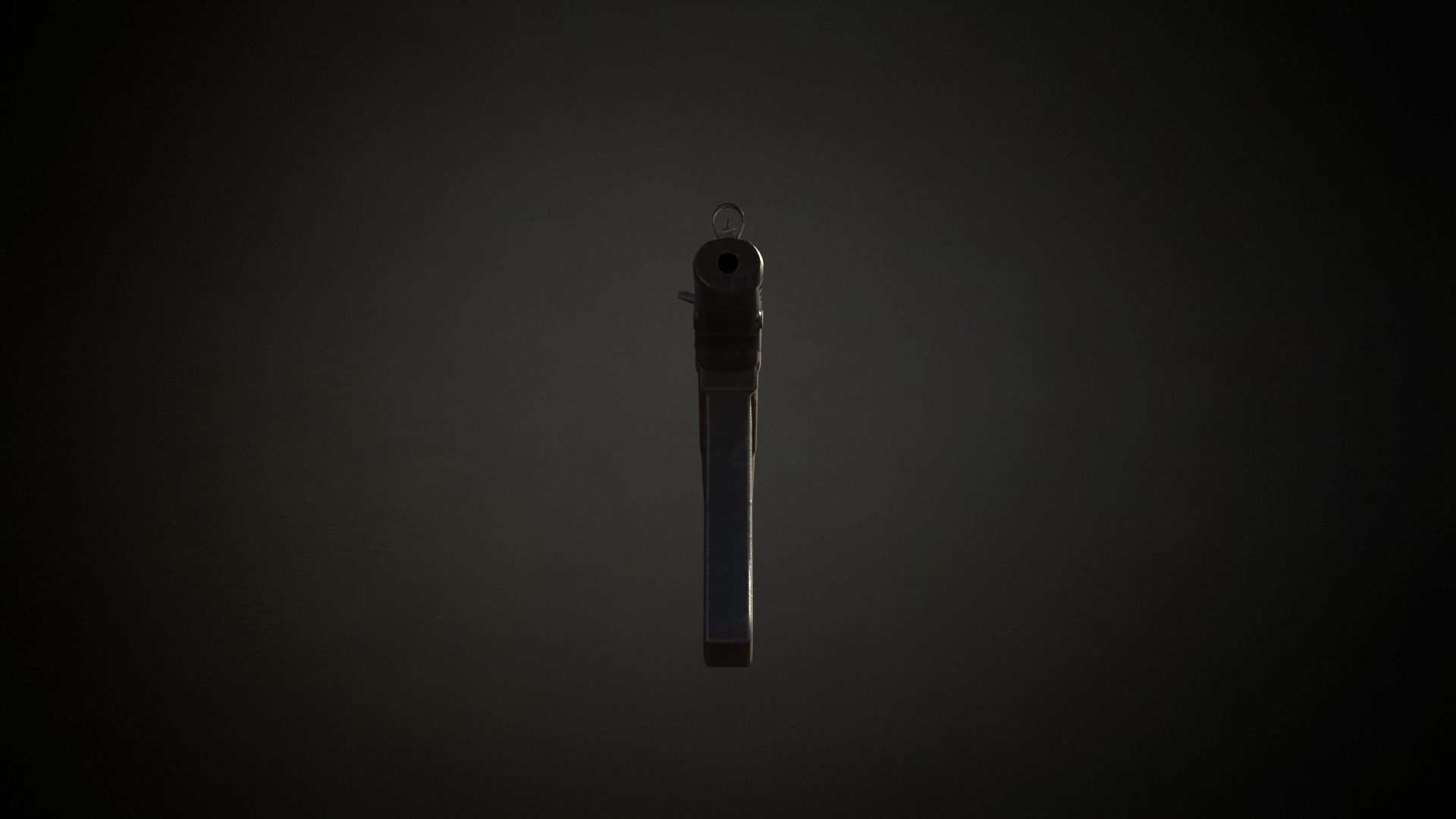 Ppsh-41 stick drum soviet submachinegun Low-poly 3D model_7