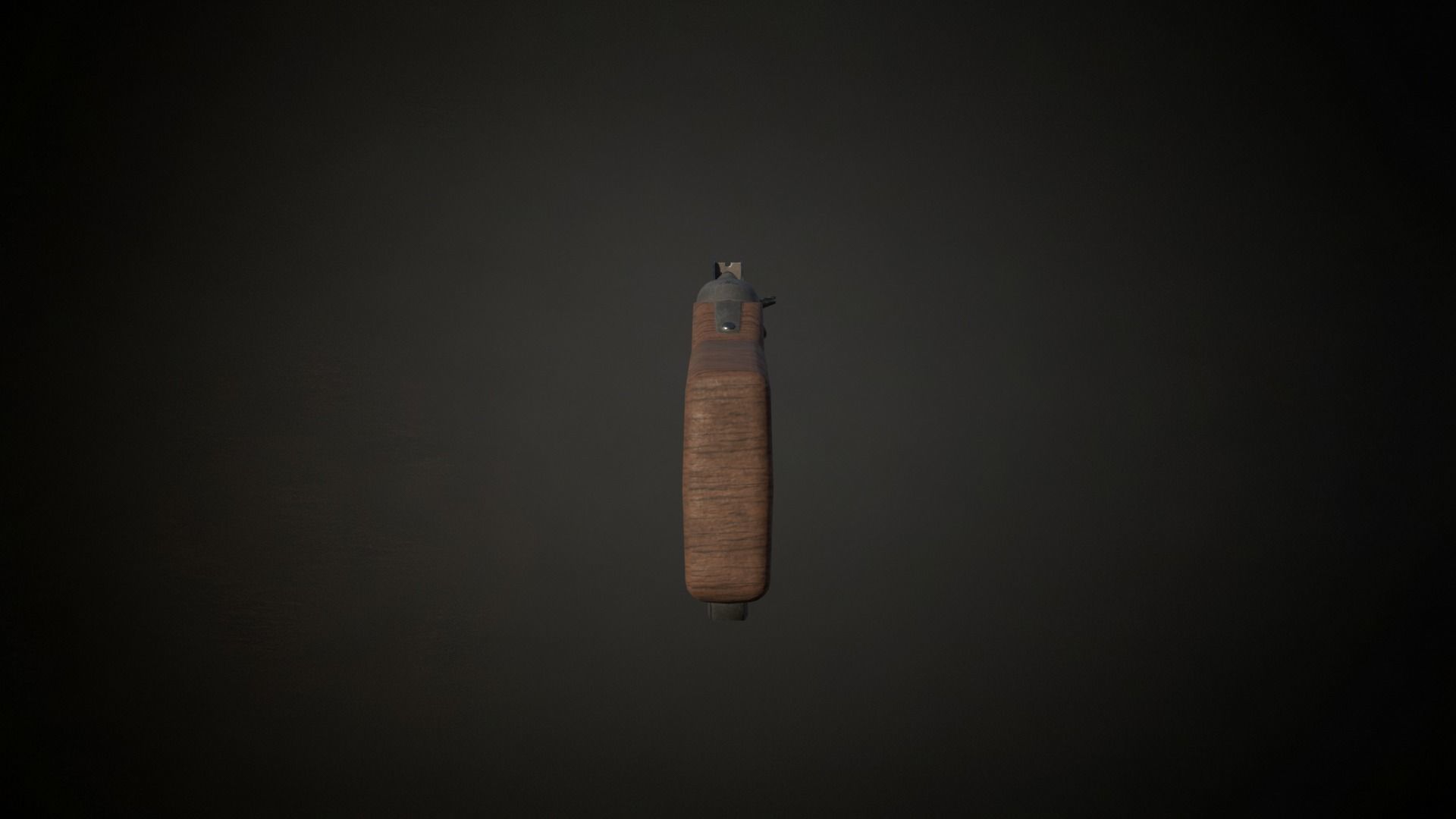 Ppsh-41 stick drum soviet submachinegun Low-poly 3D model_3