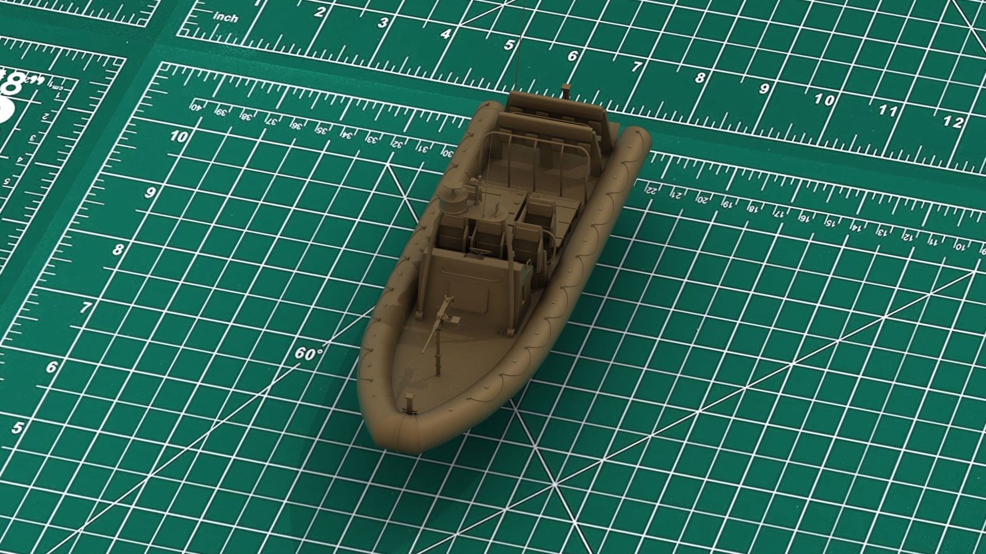 RHIB 11m NSW 3D model 3D printable | CGTrader