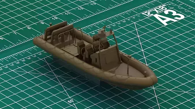 RHIB 11m NSW 3D print model