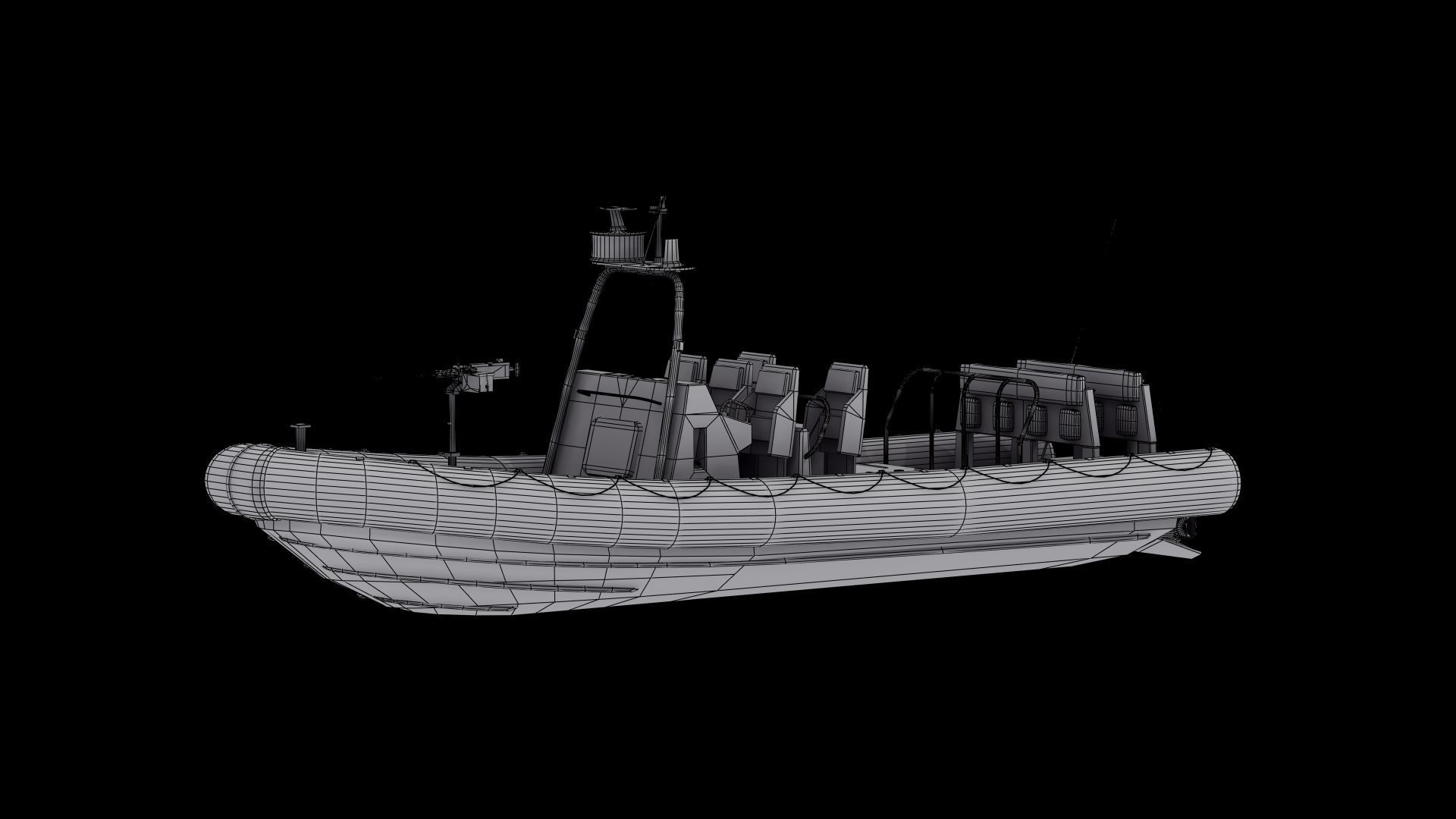 RHIB 11m NSW 3D model 3D printable | CGTrader