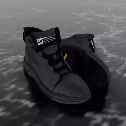 GREYDER LEATHER 3D SHOES