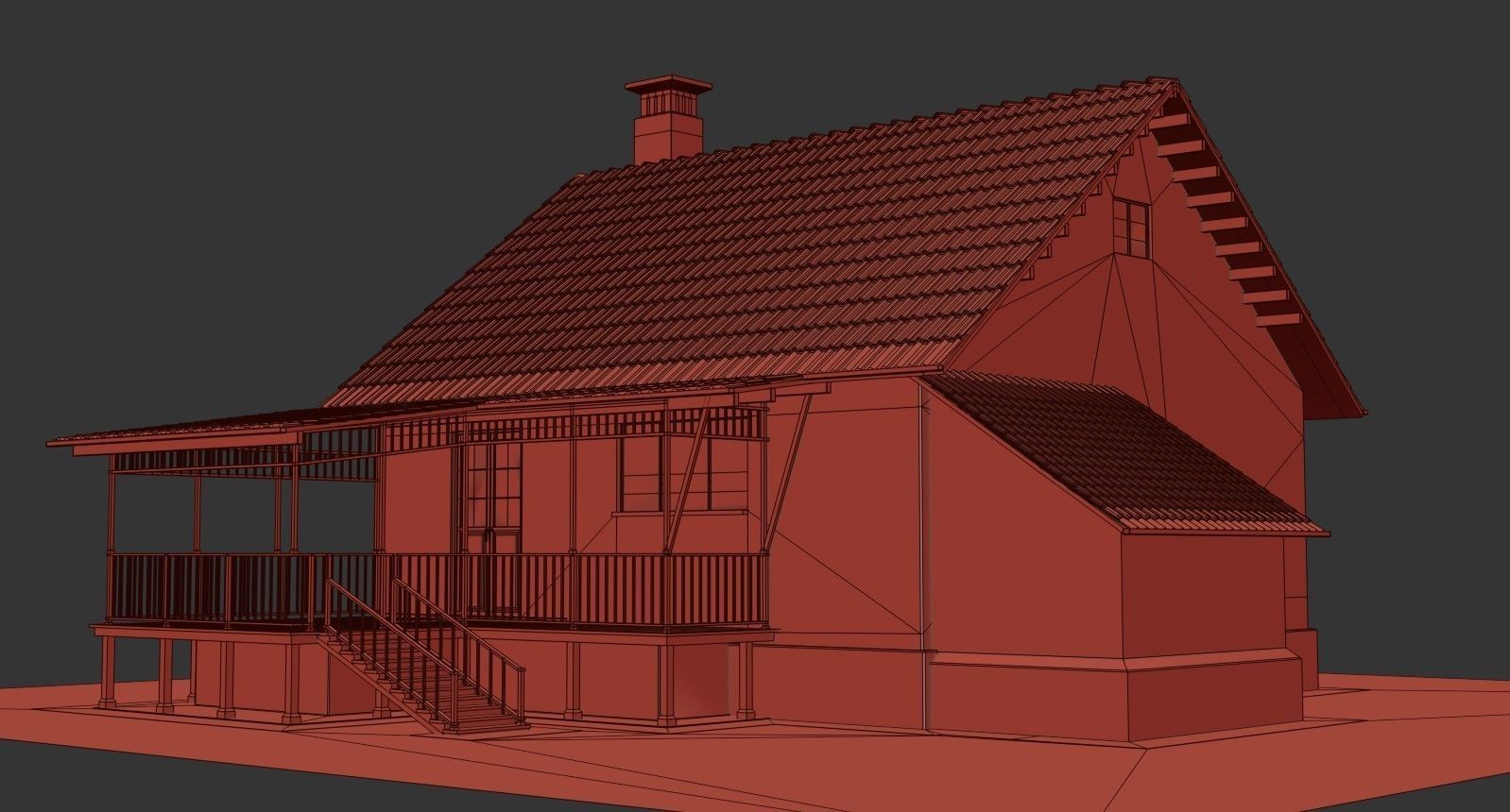 Village House 3D model_26