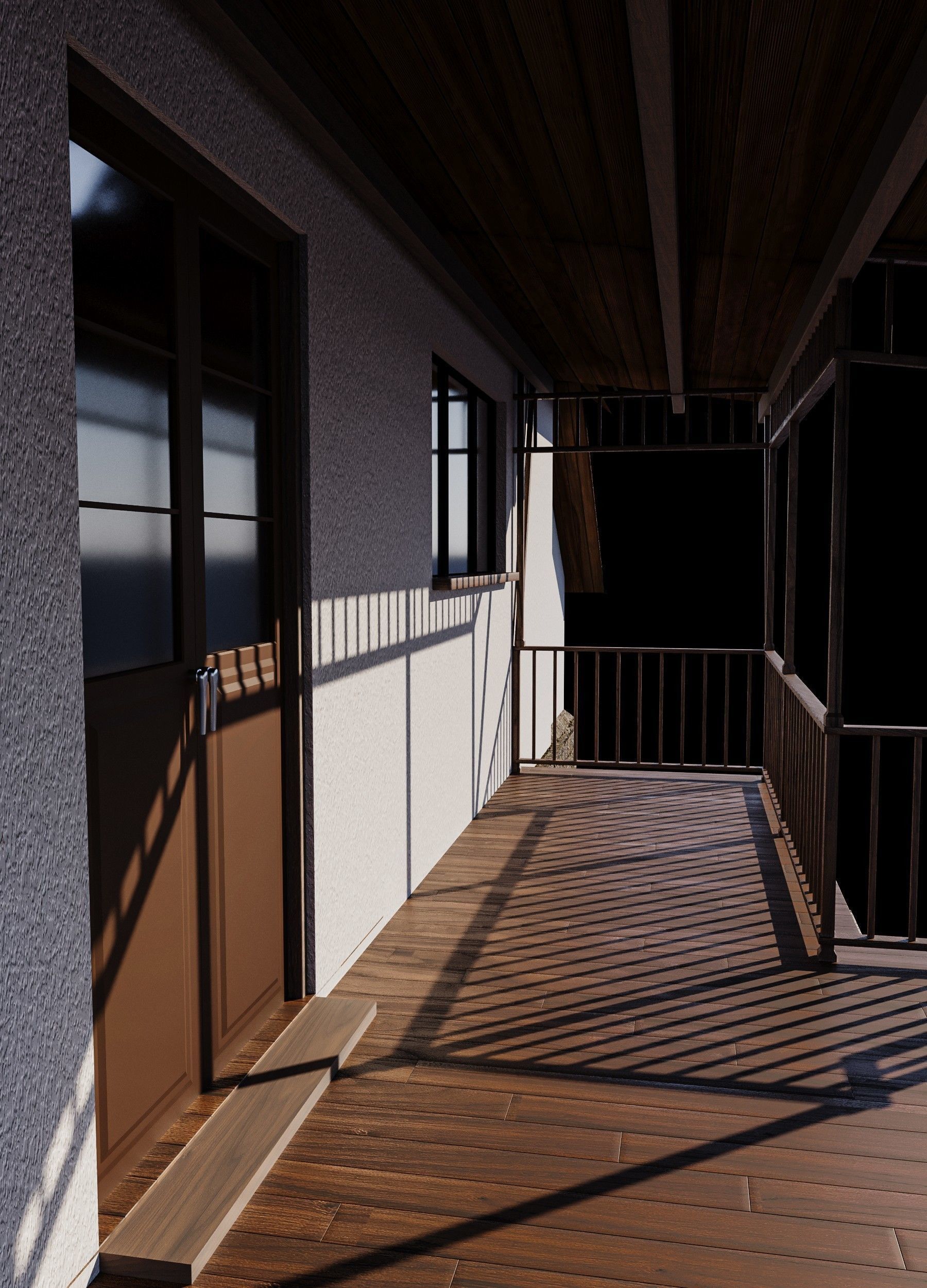 Village House 3D model_8