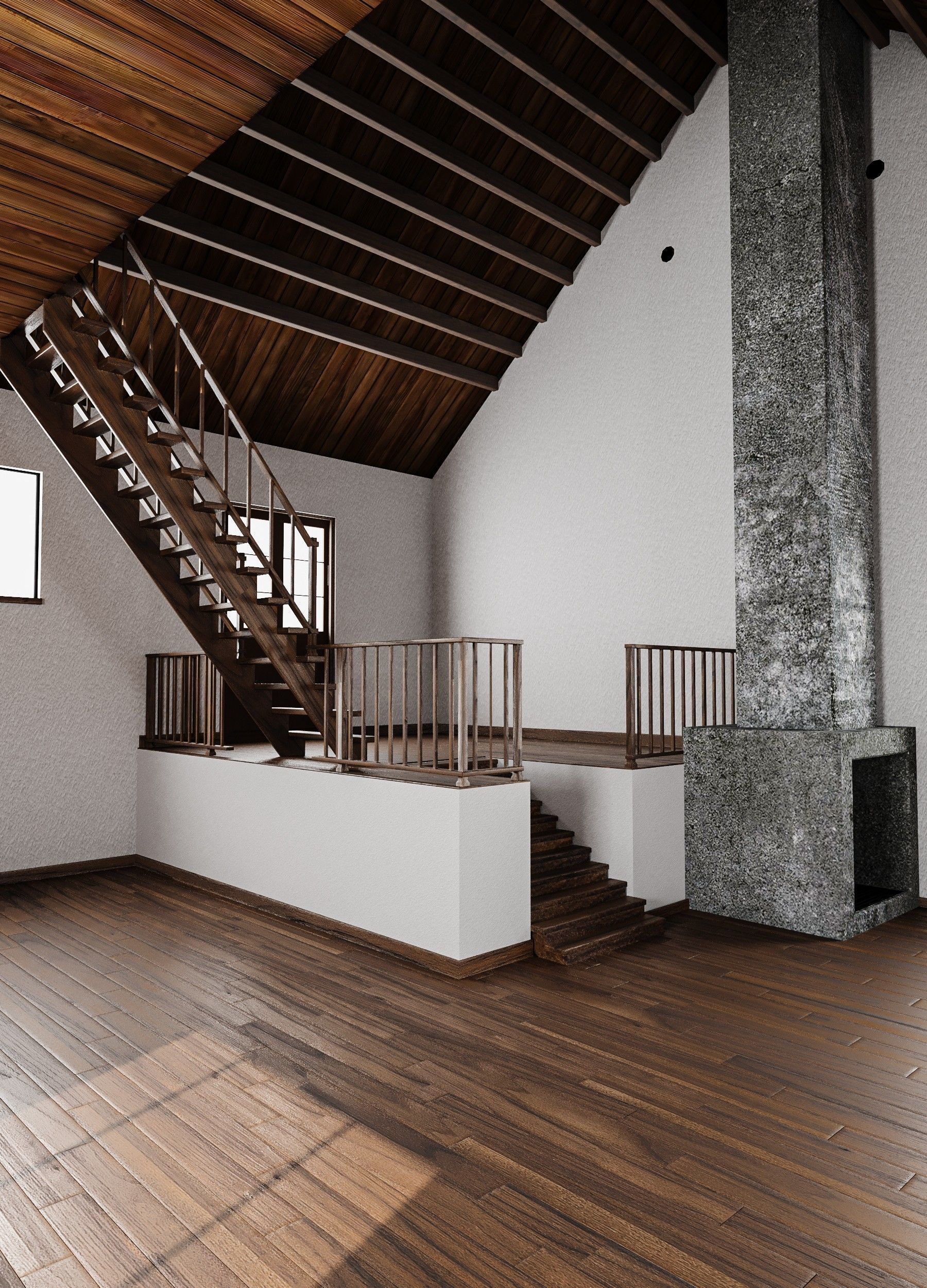 Village House 3D model_4