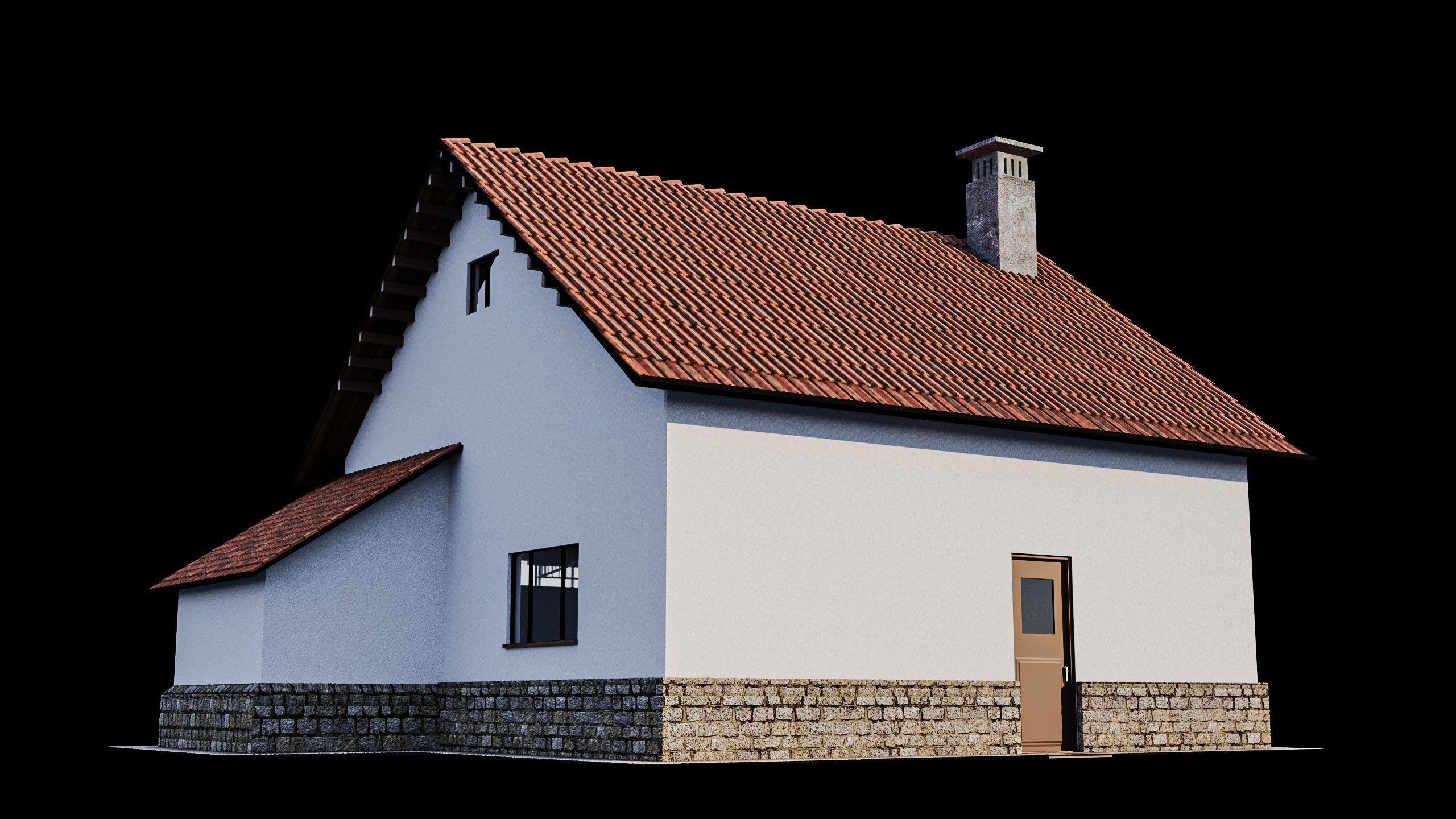 Village House 3D model_14
