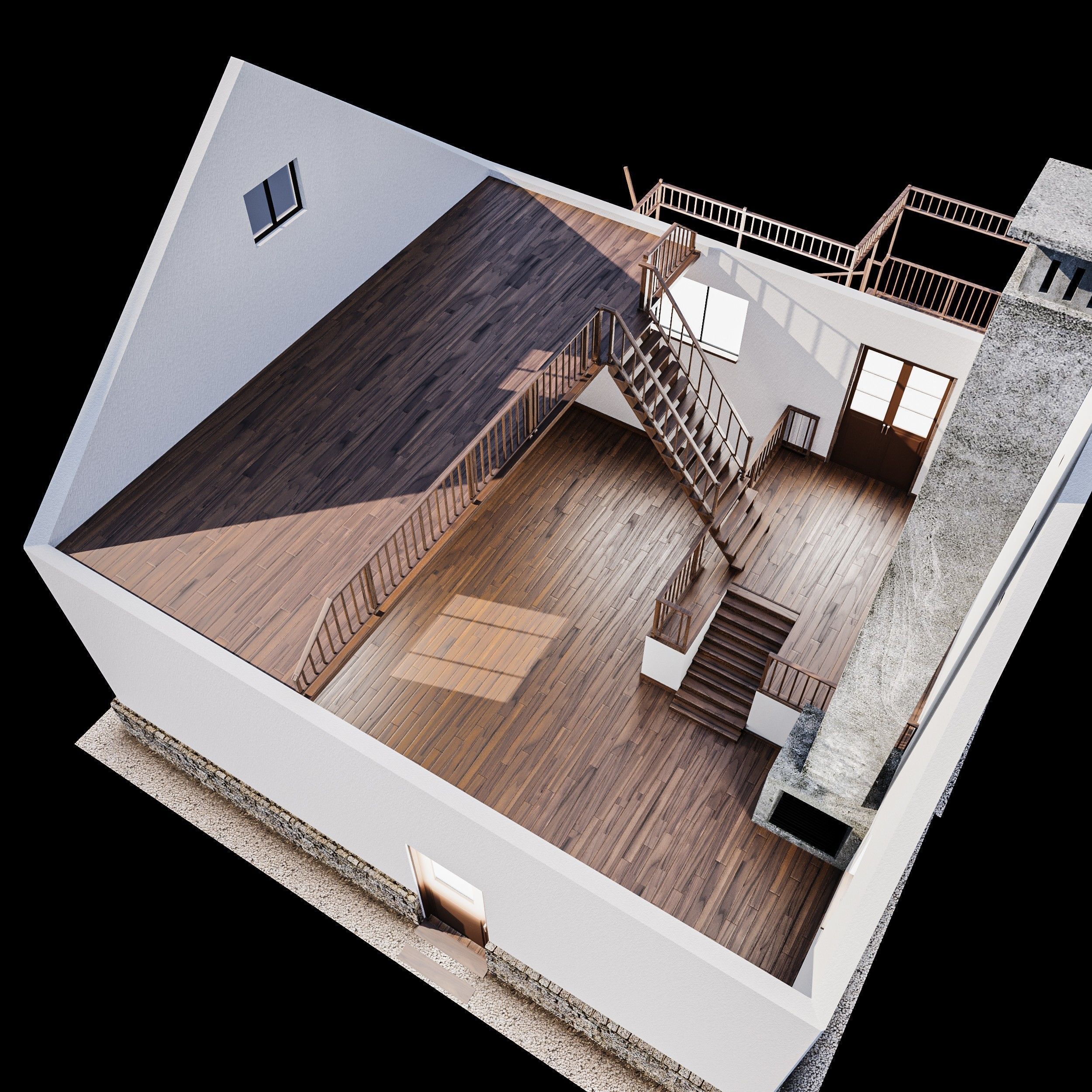 Village House 3D model_6