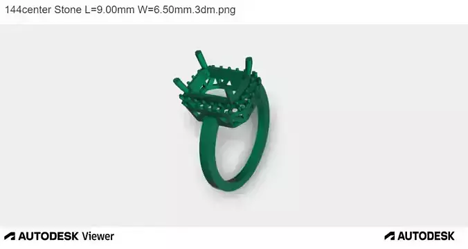 Woman Ring with Emerald Cut Centre Stone