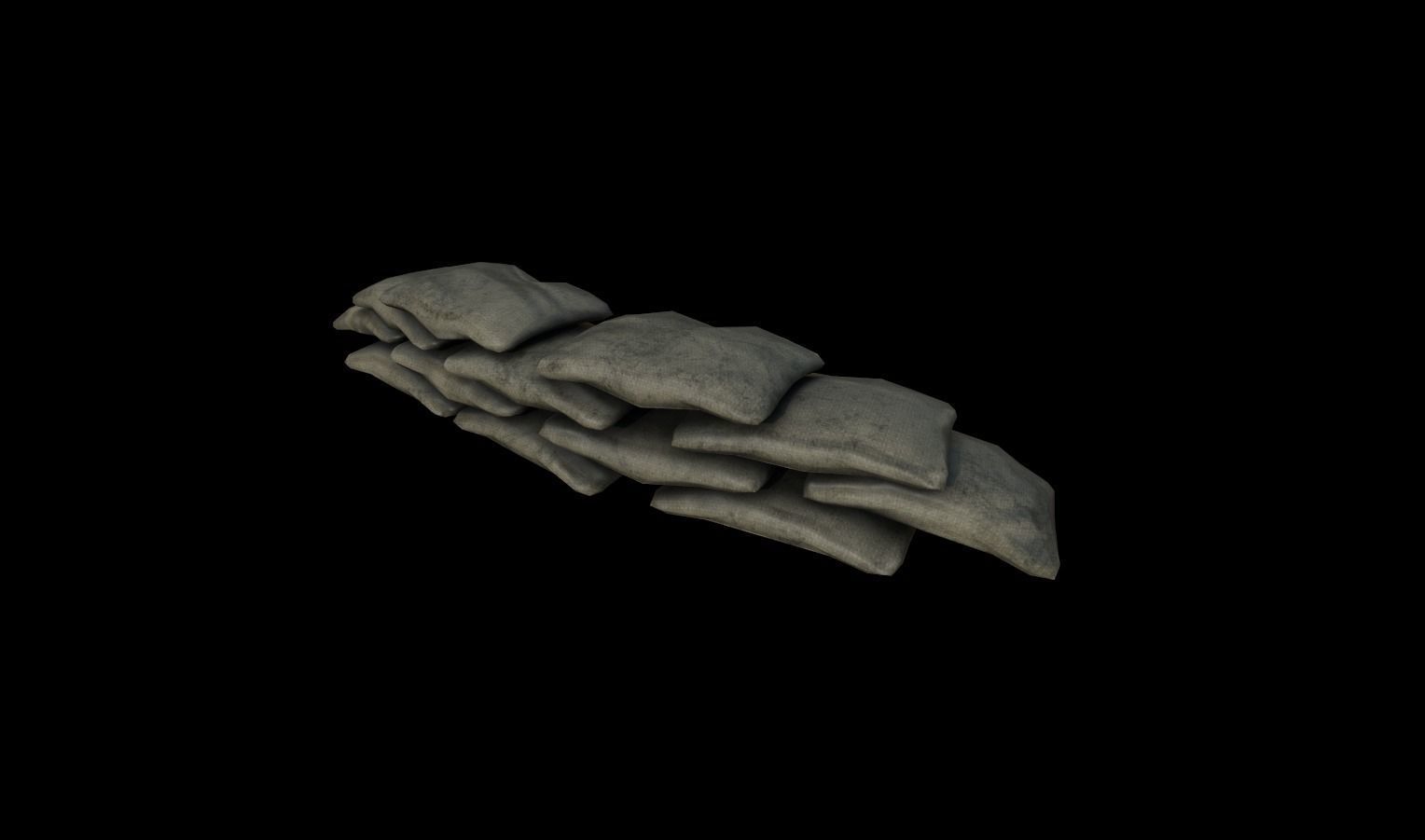 Military Outpost Pack  Low-poly 3D model_14