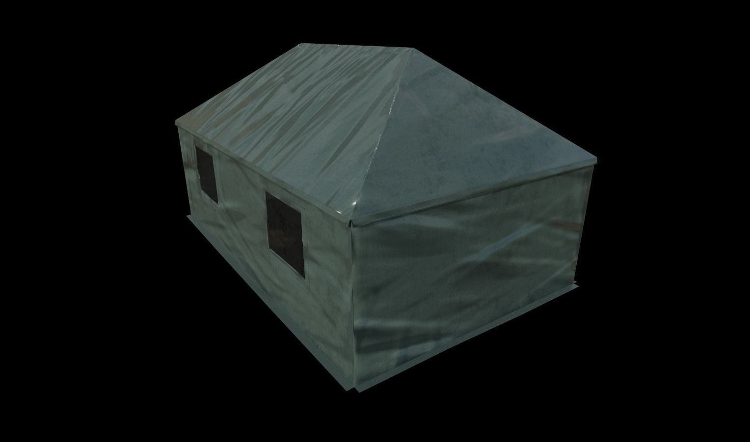 Military Outpost Pack  Low-poly 3D model_7