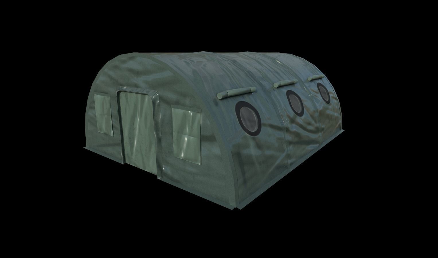 Military Outpost Pack  Low-poly 3D model_3
