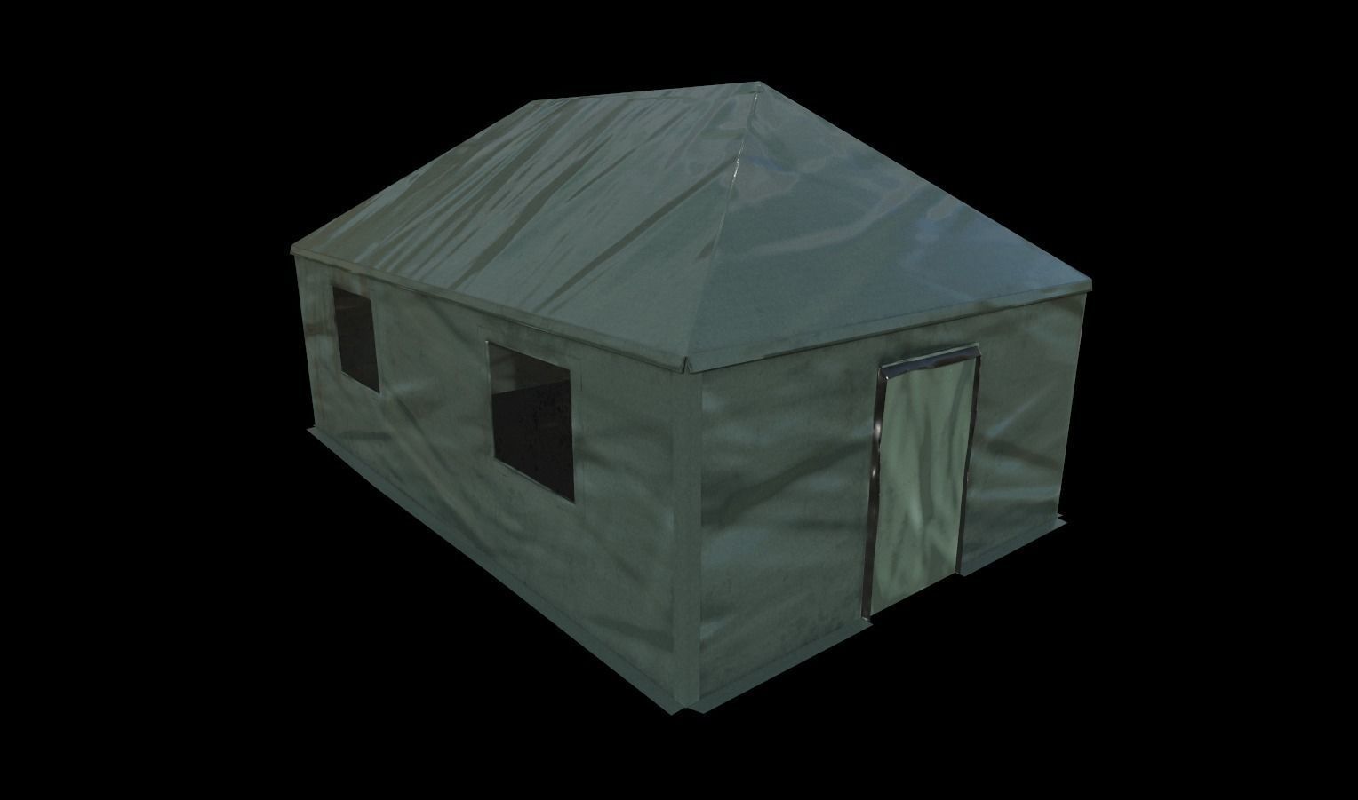 Military Outpost Pack  Low-poly 3D model_5