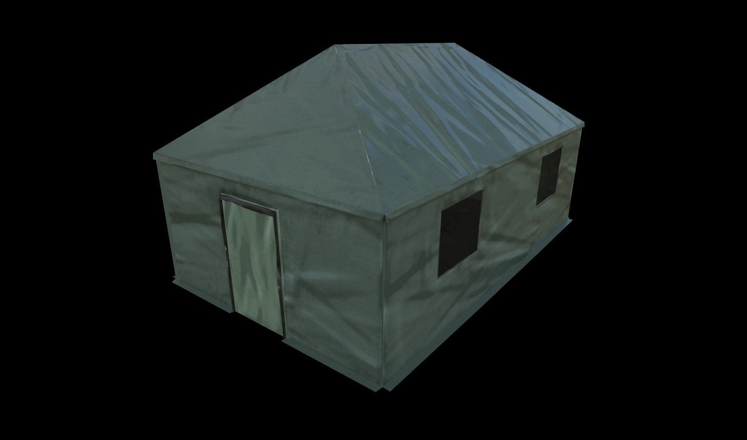 Military Outpost Pack  Low-poly 3D model_6