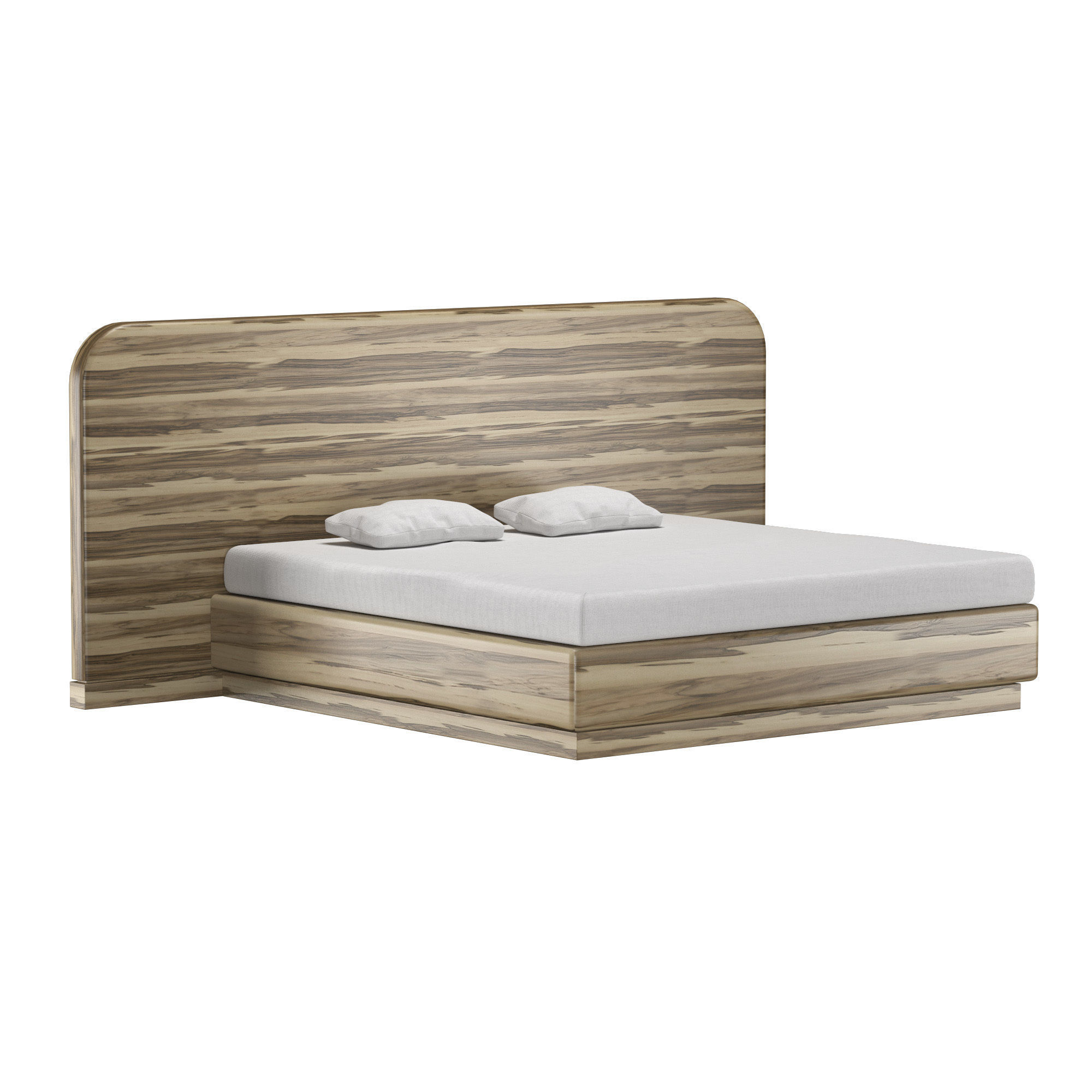King Bed 3D model_1