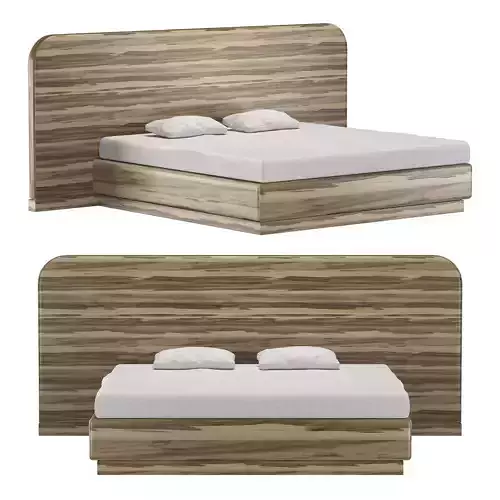 King Bed 3D model