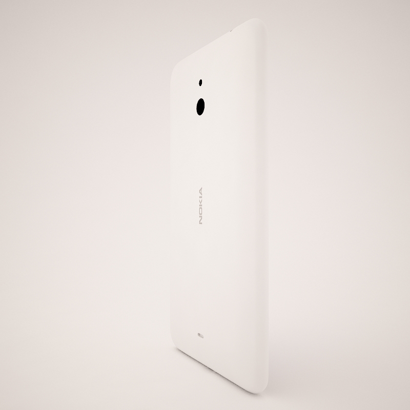 Nokia Lumia 1320 White 3D model_9