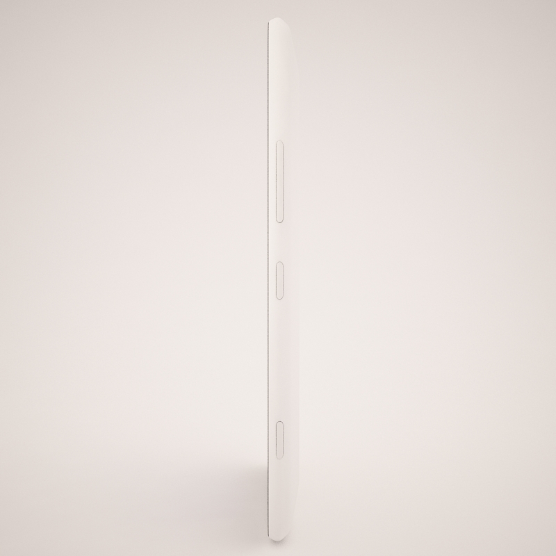 Nokia Lumia 1320 White 3D model_4