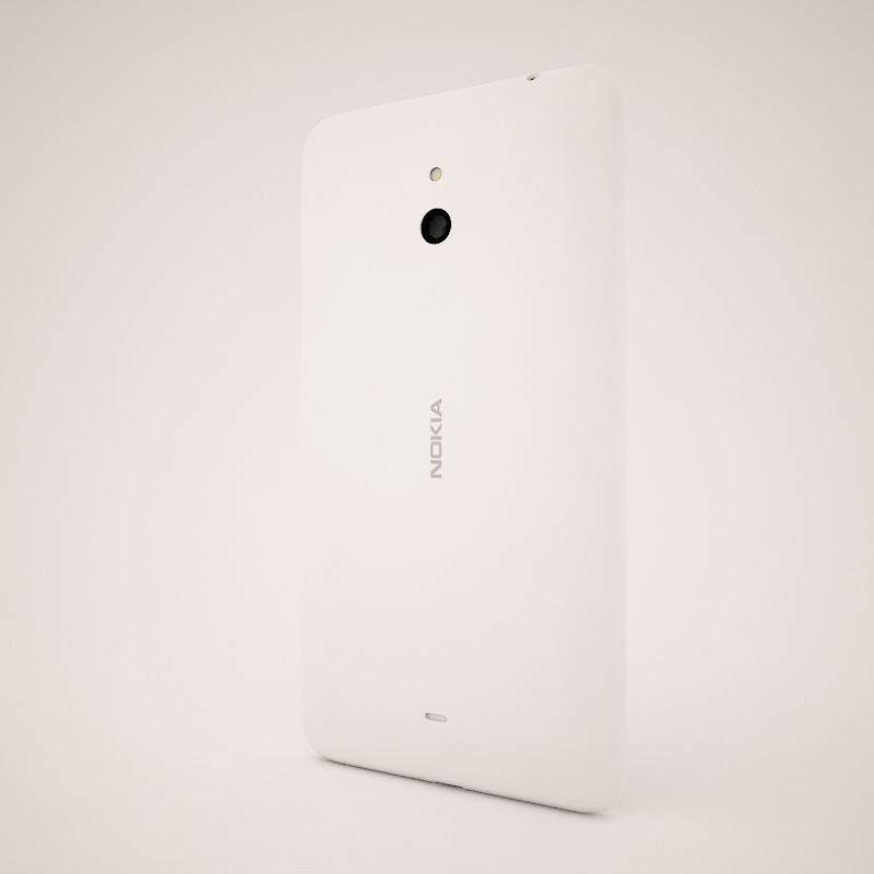 Nokia Lumia 1320 White 3D model_8