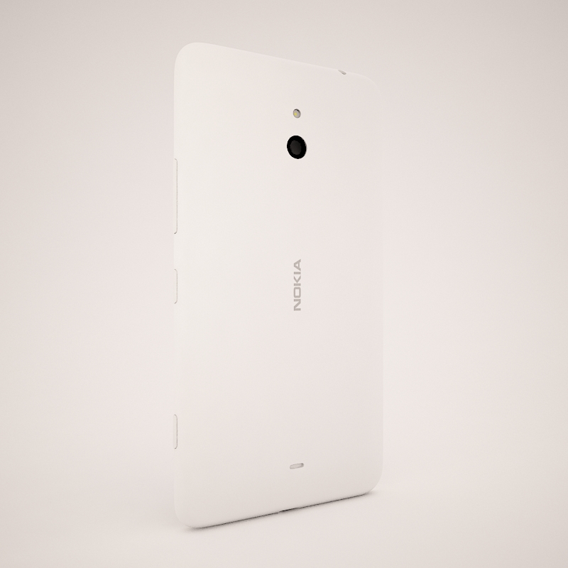Nokia Lumia 1320 White 3D model_6