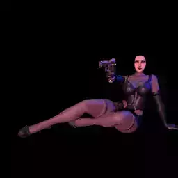 3D AgentSpy Female Model Low-poly 3D model 3D AgentSpy Female Model Low-poly 3D model