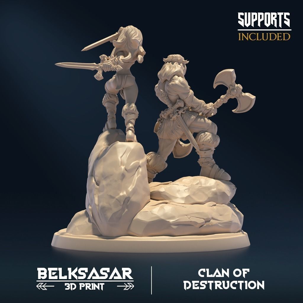 Kolngan And Anya Clanmastgers 3D print model_1