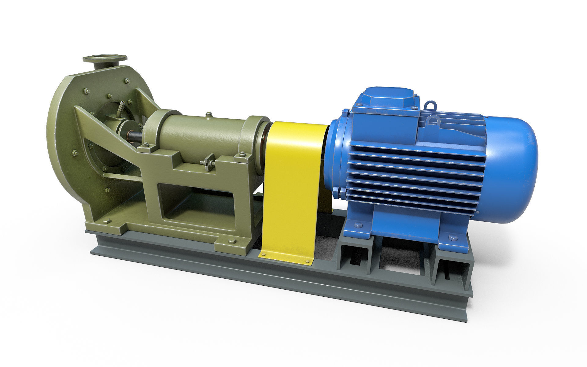 Pump centrifugal 3D model_1