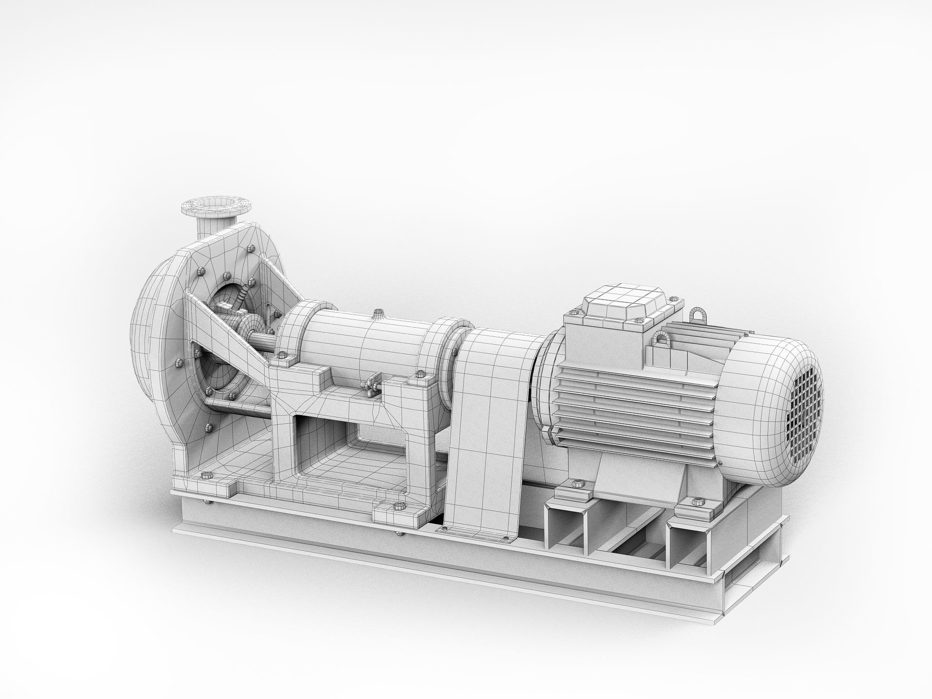 Pump centrifugal 3D model_15