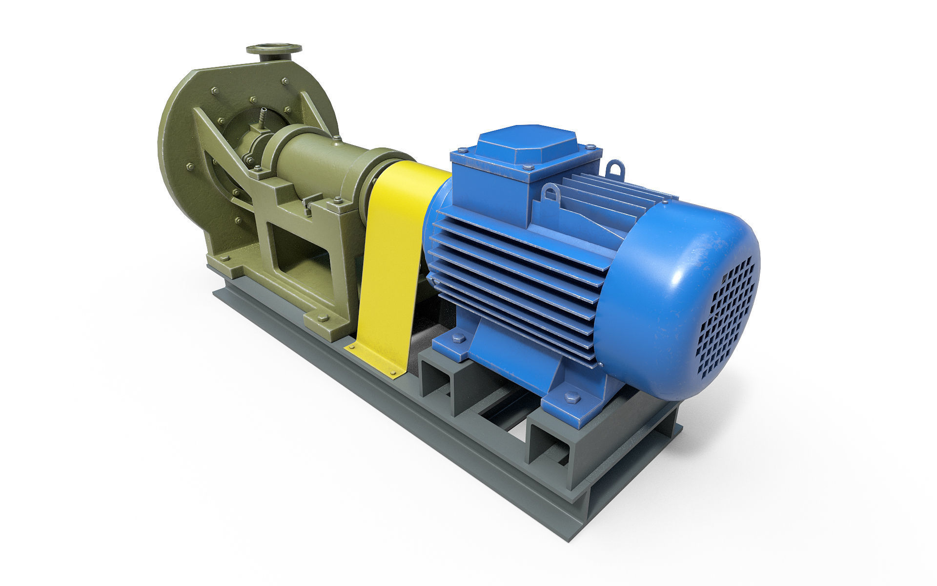 Pump centrifugal 3D model_2