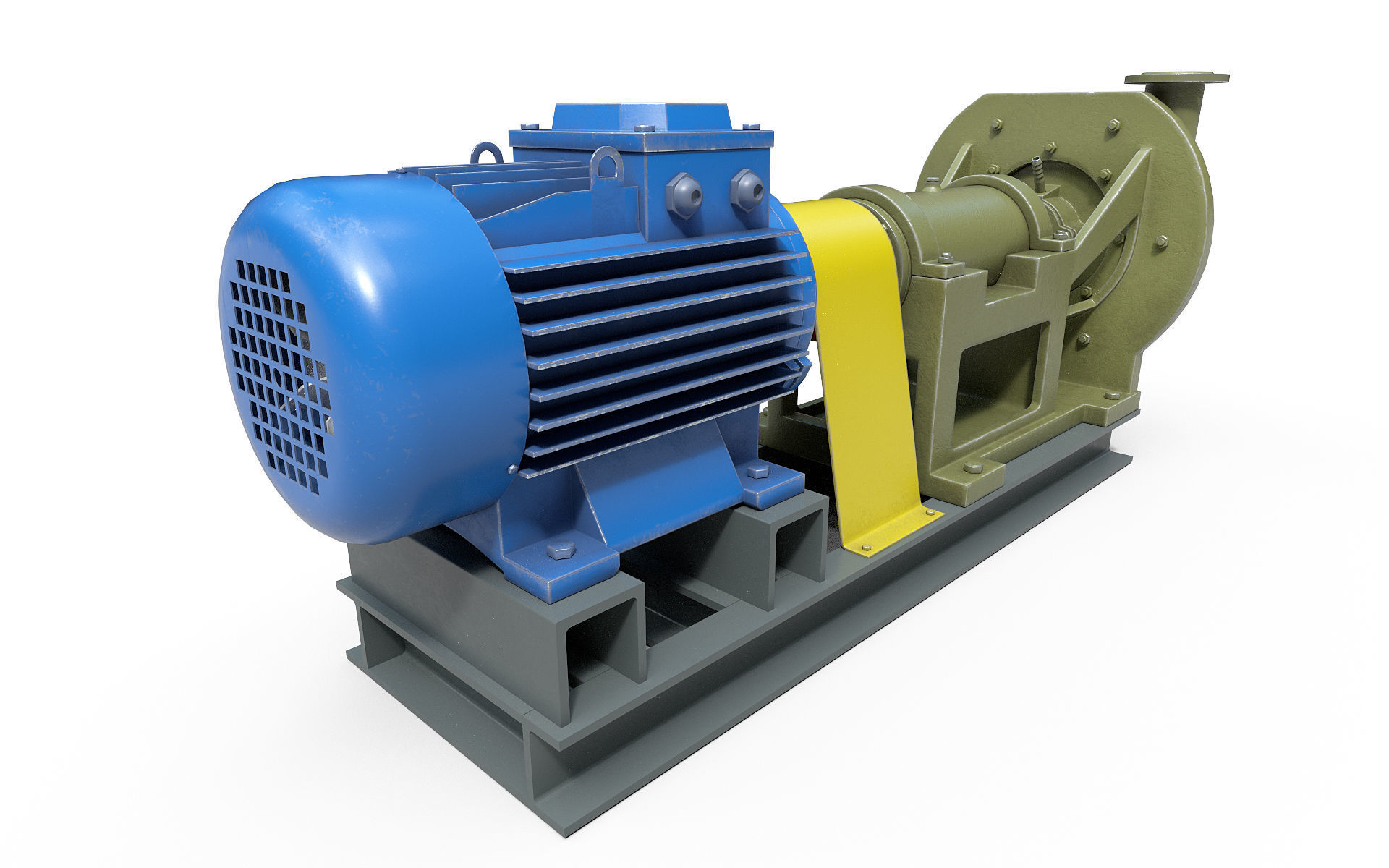 Pump centrifugal 3D model_4