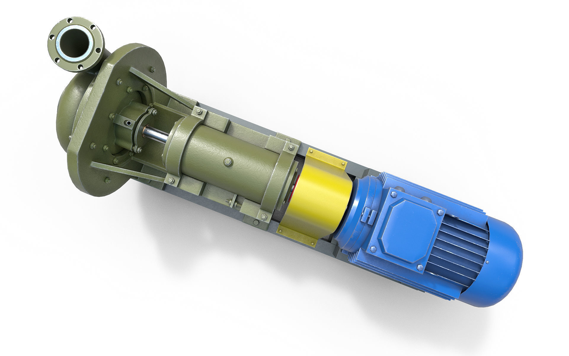 Pump centrifugal 3D model_9