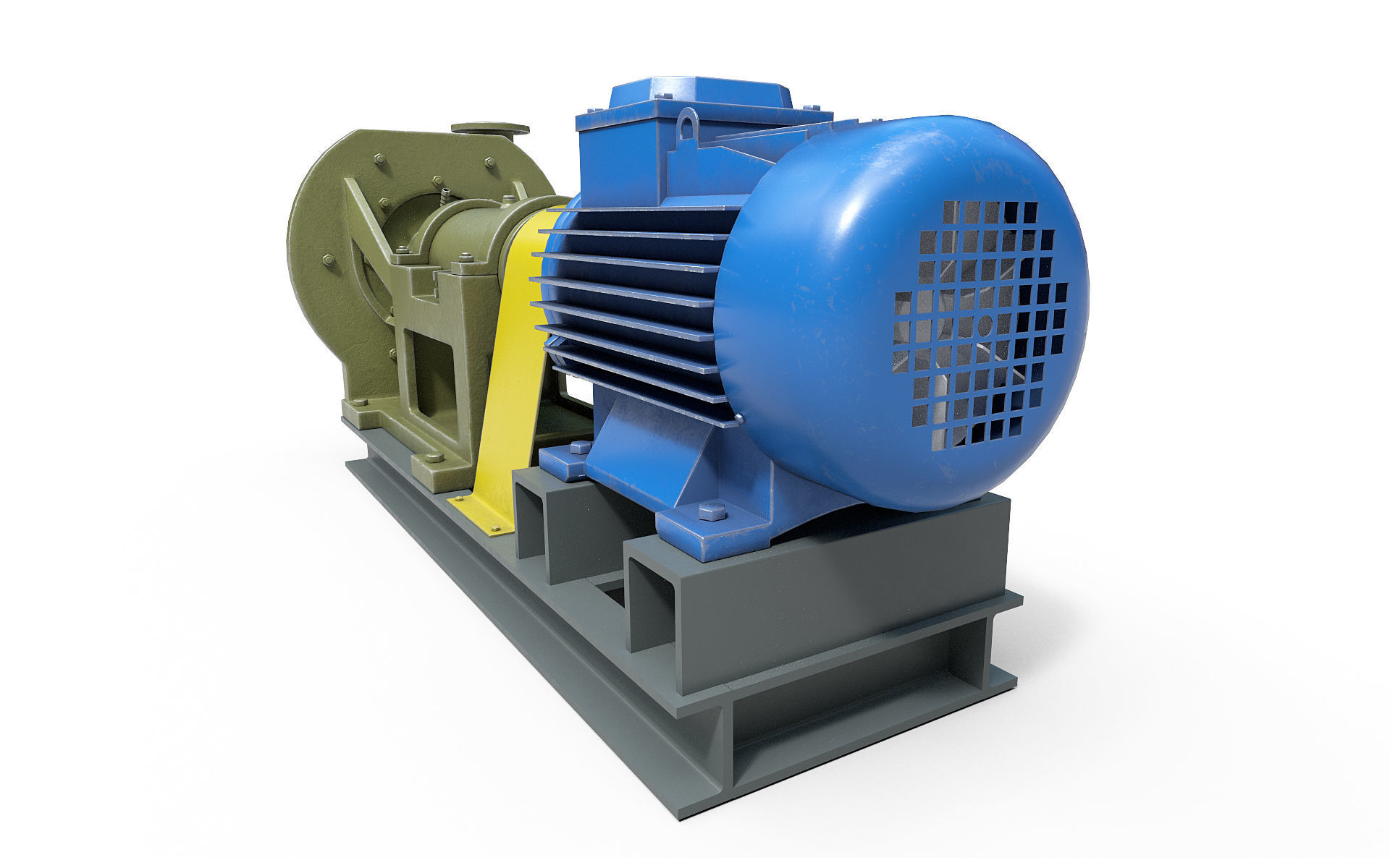 Pump centrifugal 3D model_3