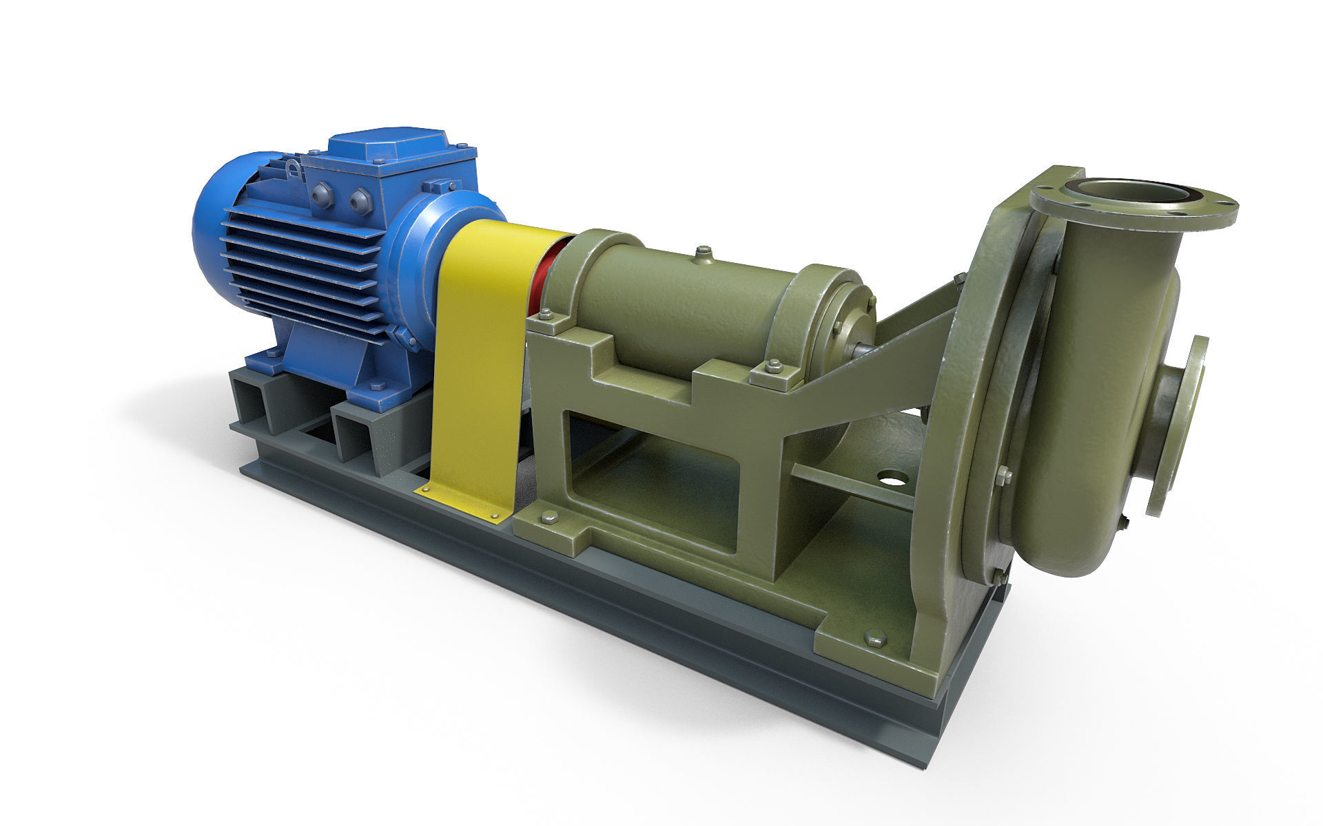 Pump centrifugal 3D model_6