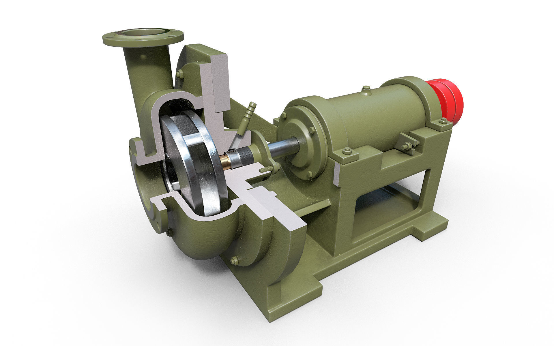 Pump centrifugal 3D model_12