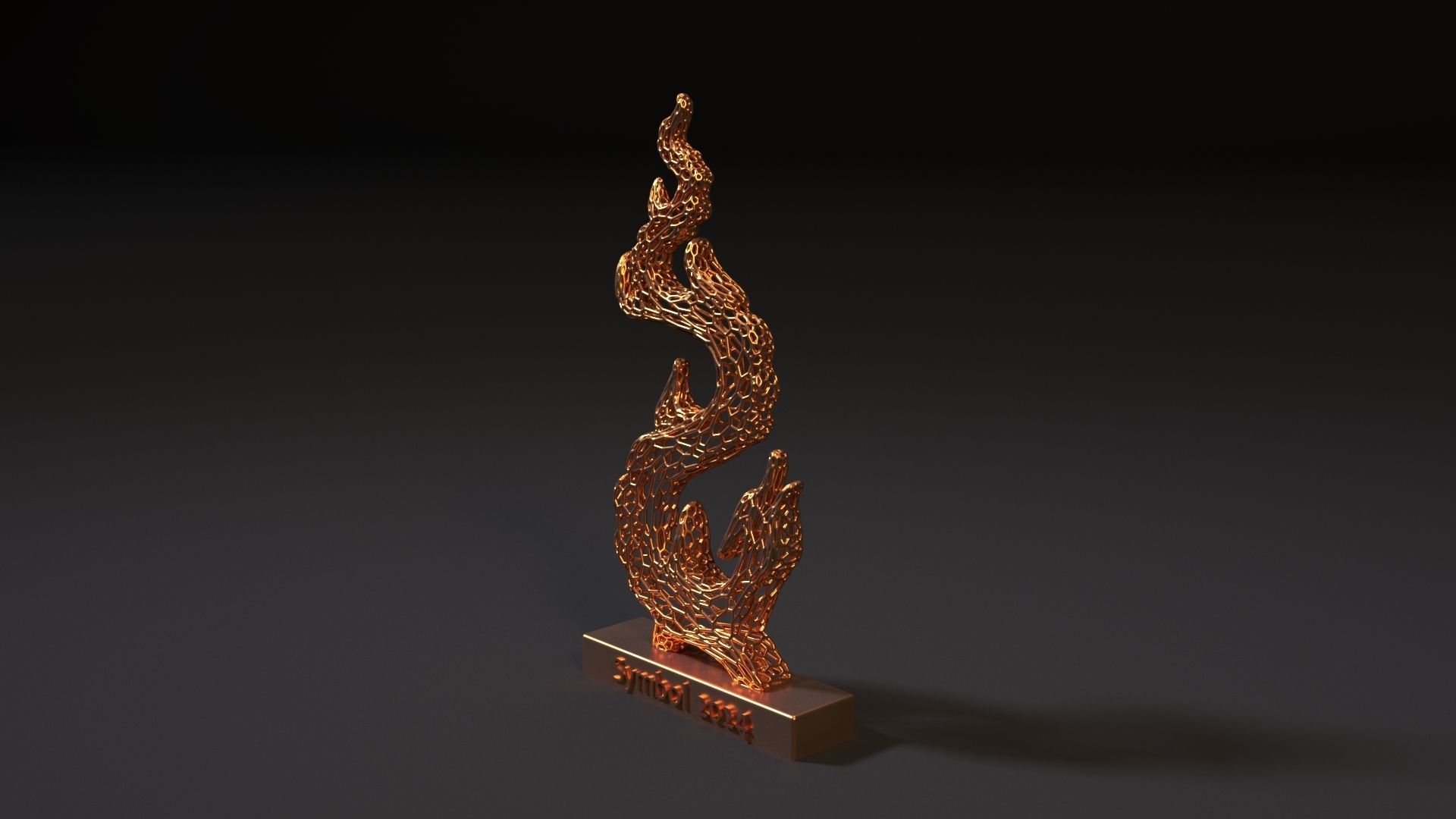 Dragon Symbol 2024 3D print model_2