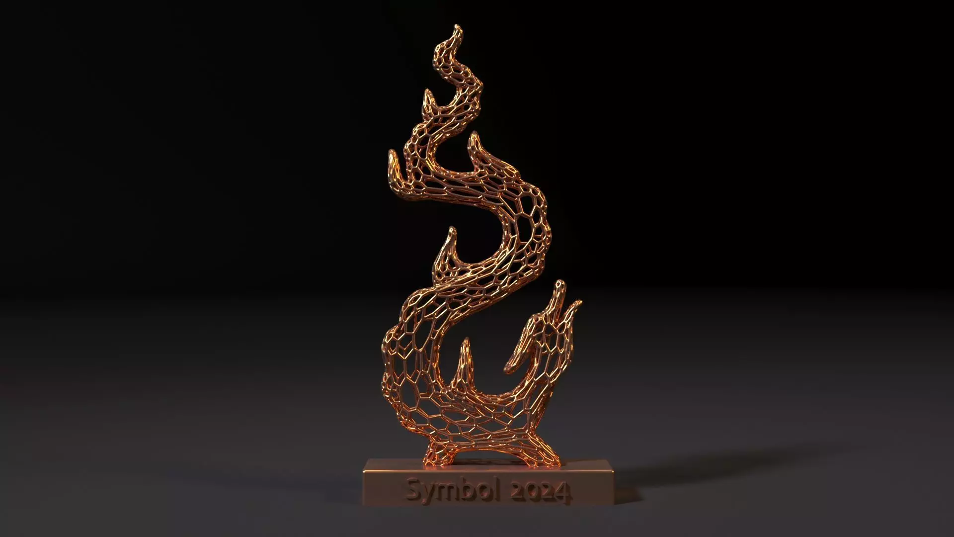 Dragon Symbol 2024 3D print model_0