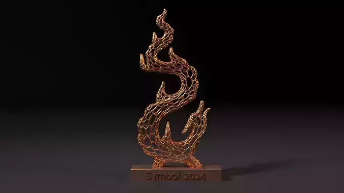 Dragon Symbol 2024 3D print model