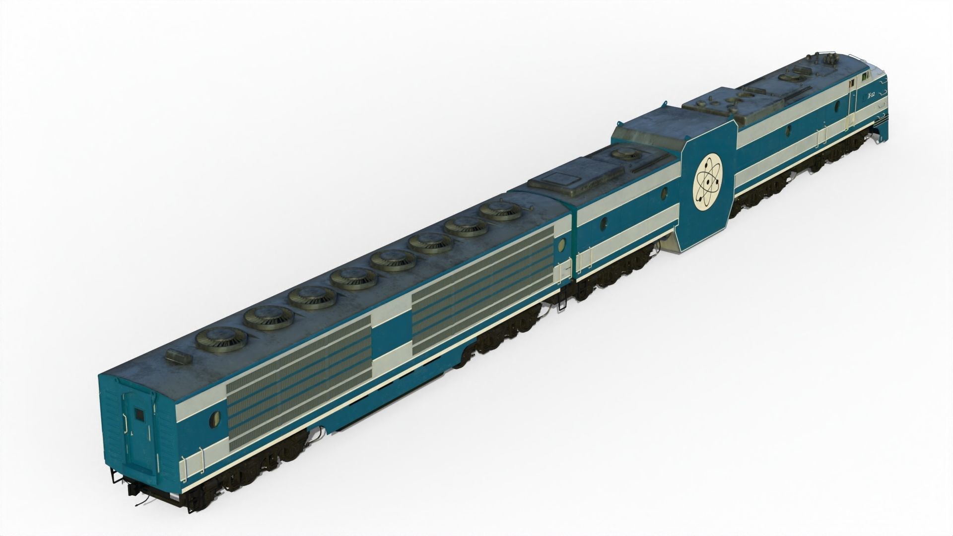 X-12 atomic locomotive concept 3D model_13