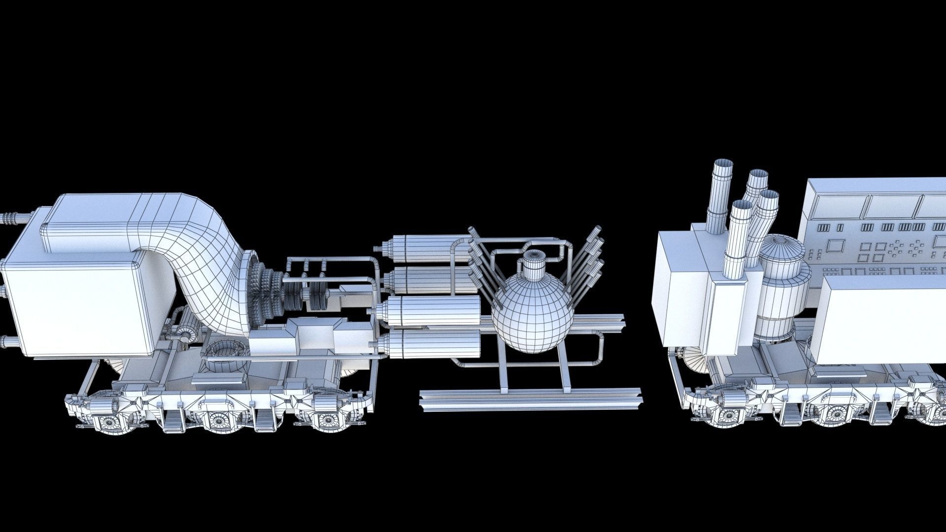 X-12 atomic locomotive concept 3D model_28