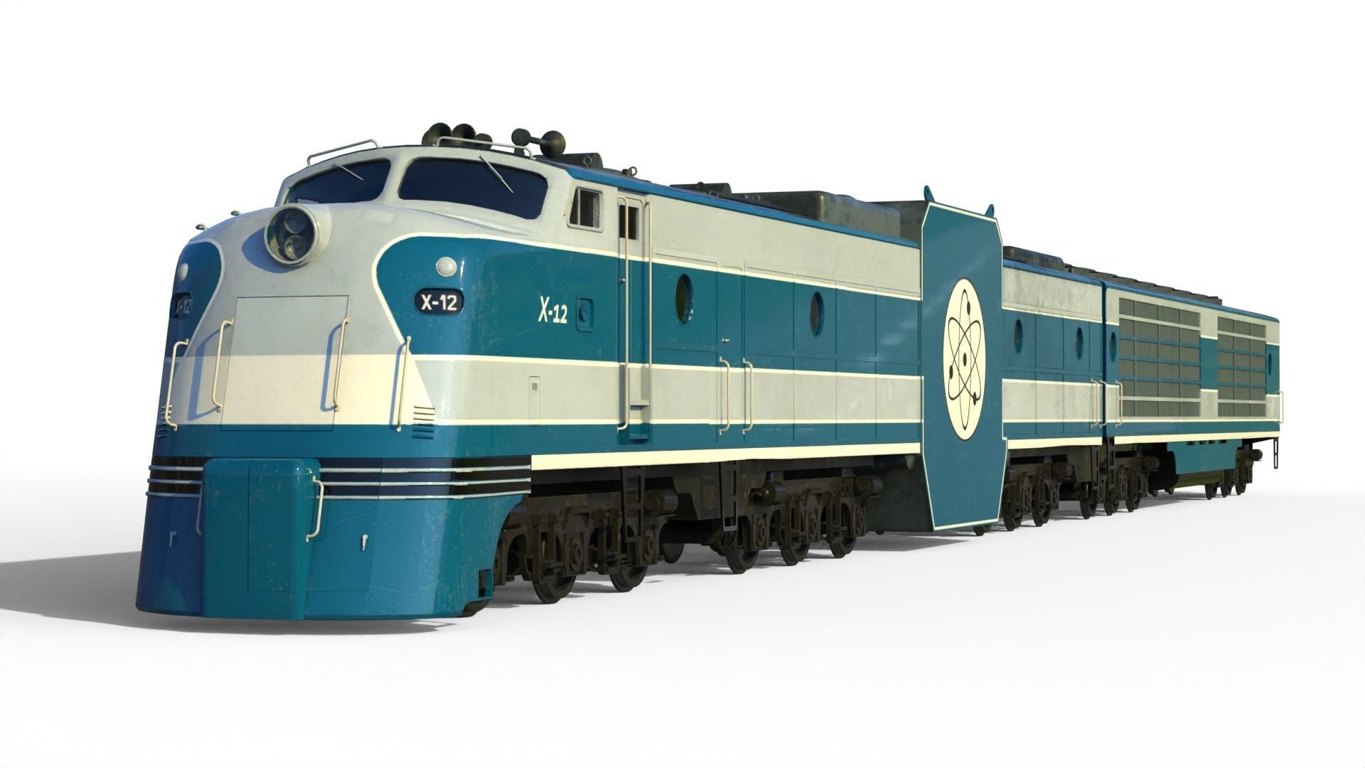 X-12 atomic locomotive concept 3D model_15