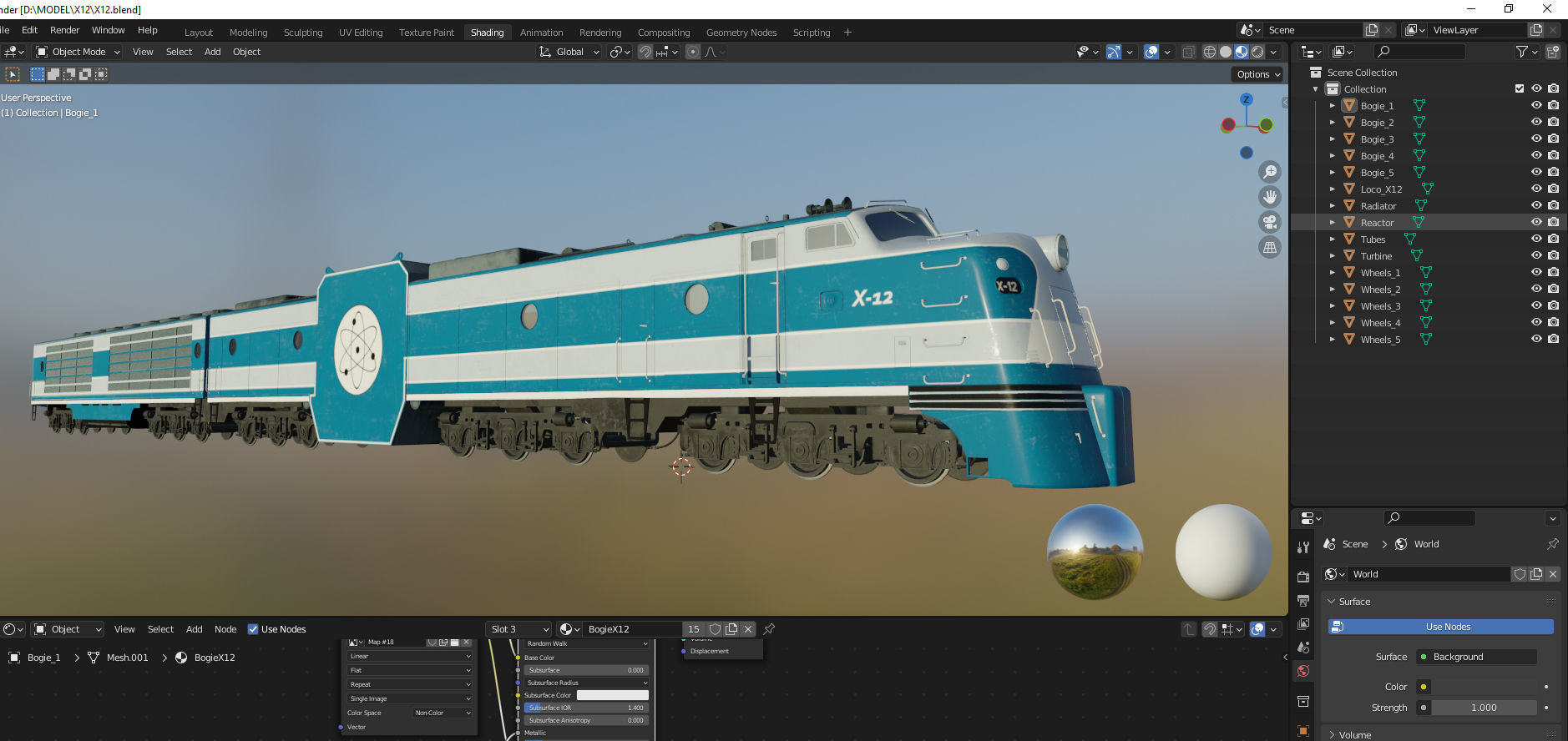 X-12 atomic locomotive concept 3D model_18