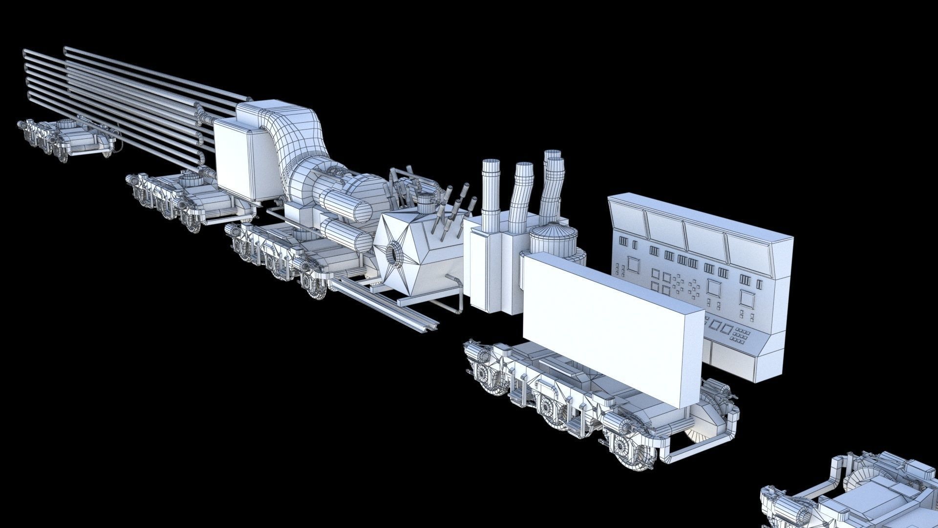 X-12 atomic locomotive concept 3D model_26