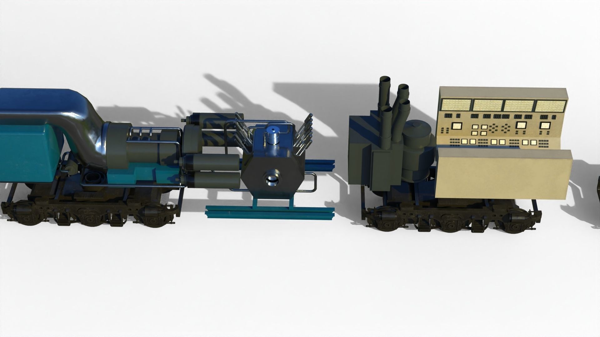 X-12 atomic locomotive concept 3D model_6