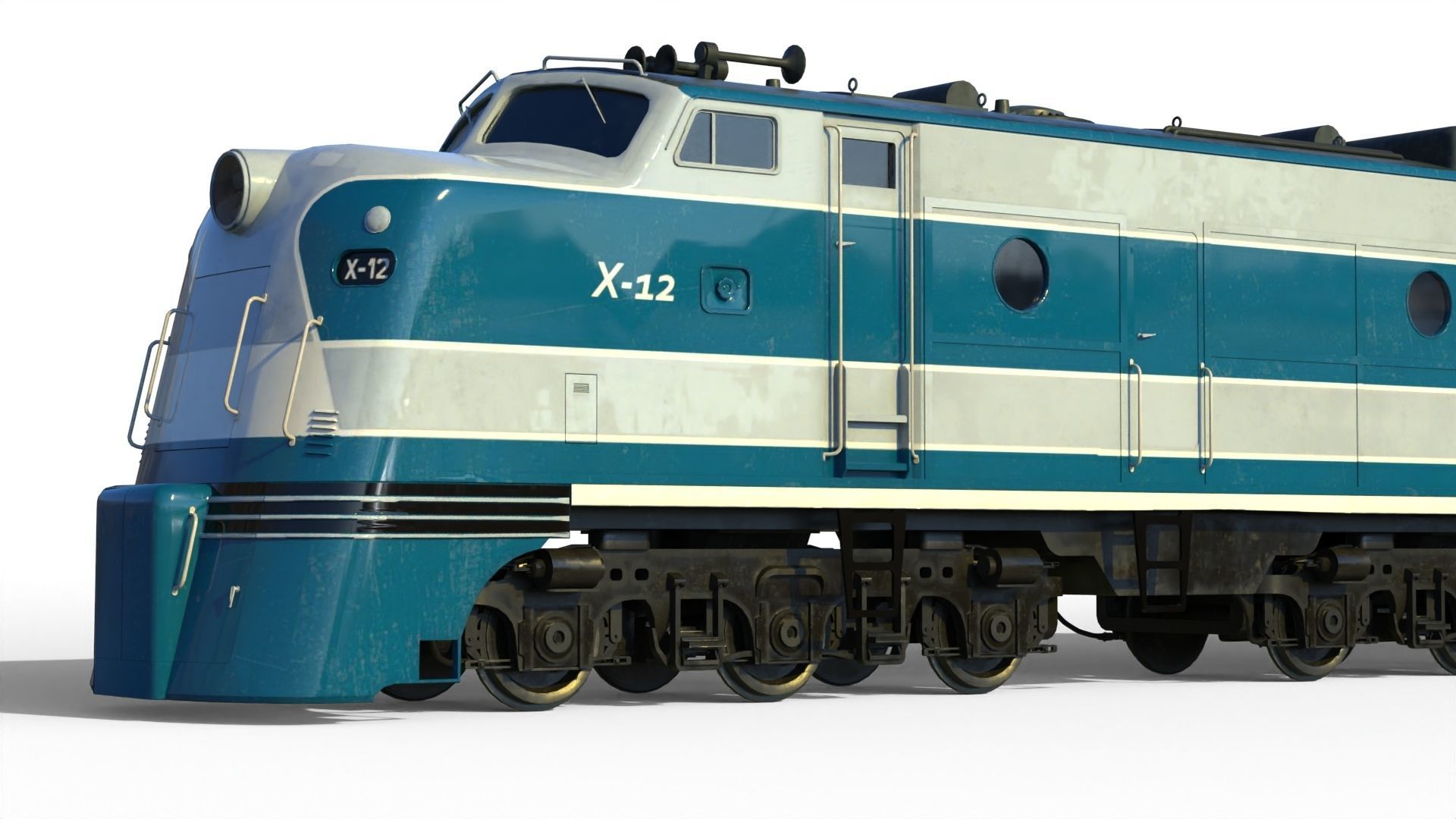 X-12 atomic locomotive concept 3D model_17