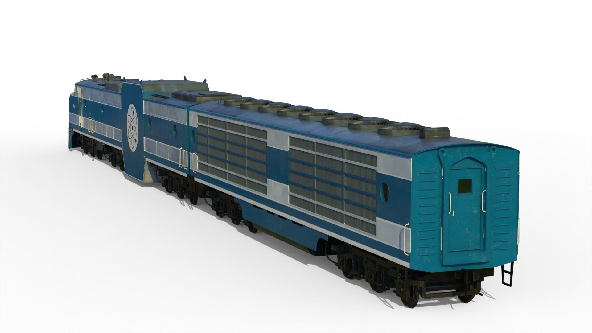X-12 atomic locomotive concept 3D model_4