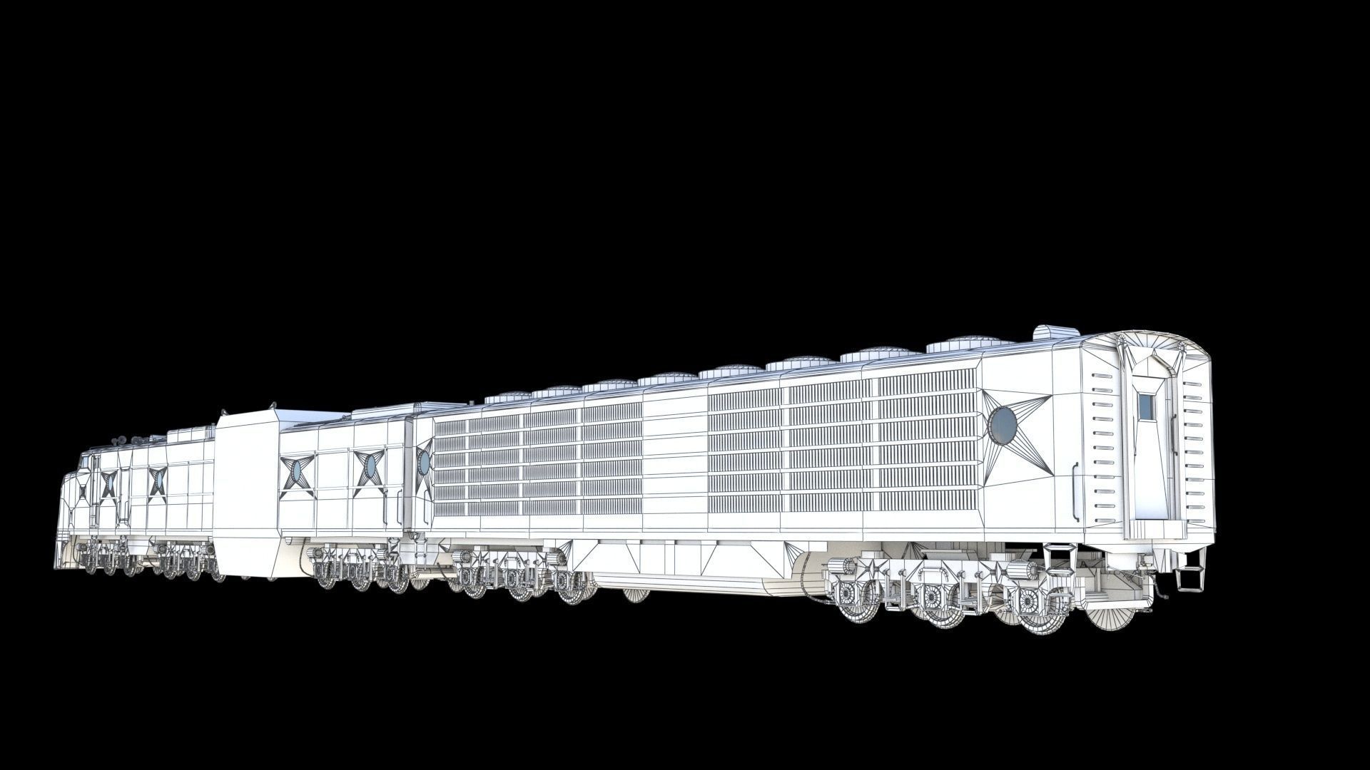 X-12 atomic locomotive concept 3D model_22