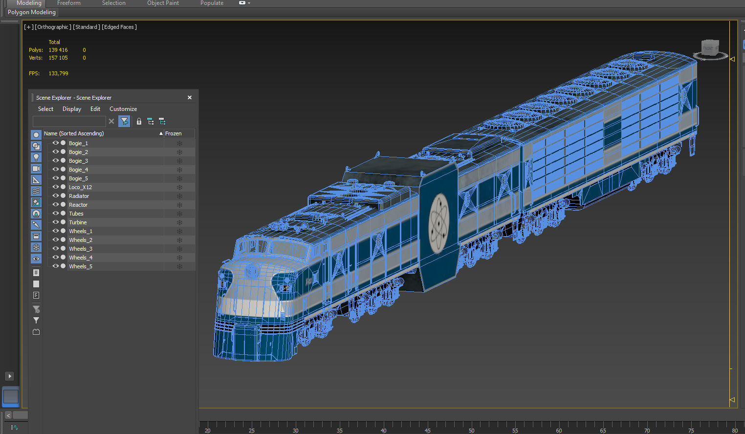 X-12 atomic locomotive concept 3D model_20