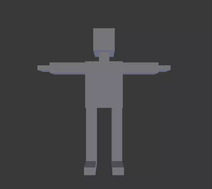 Box Man V1 Free low-poly 3D model_0