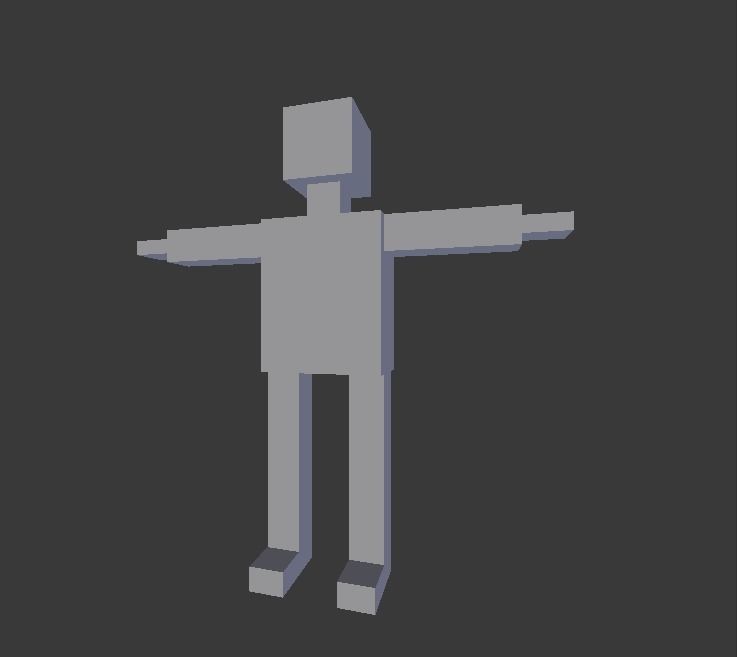 Box Man V1 Free low-poly 3D model_1