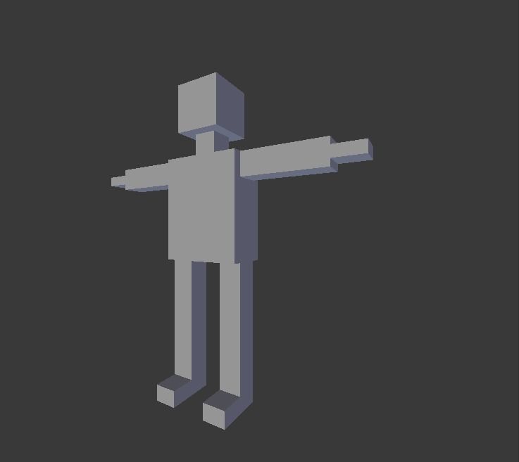 Box Man V1 Free low-poly 3D model_2